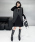 Half Turtleneck Knit Dress